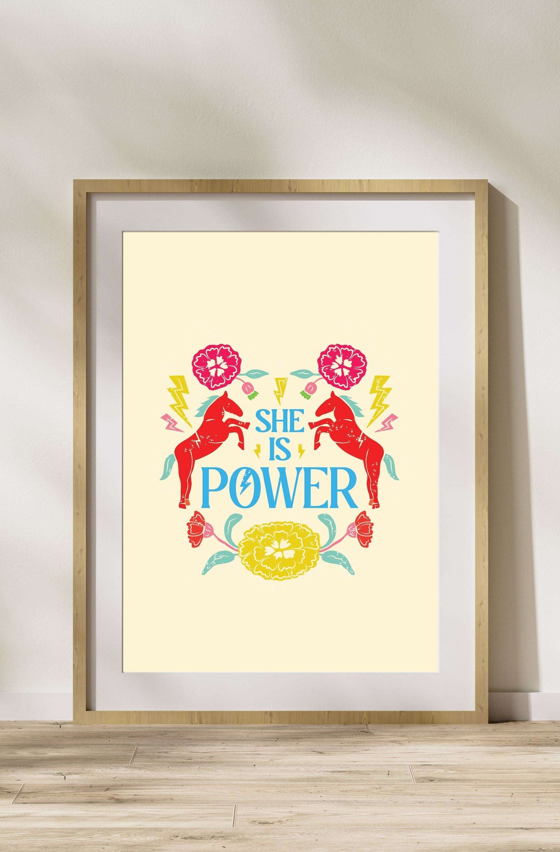 She Is Power | Art Print