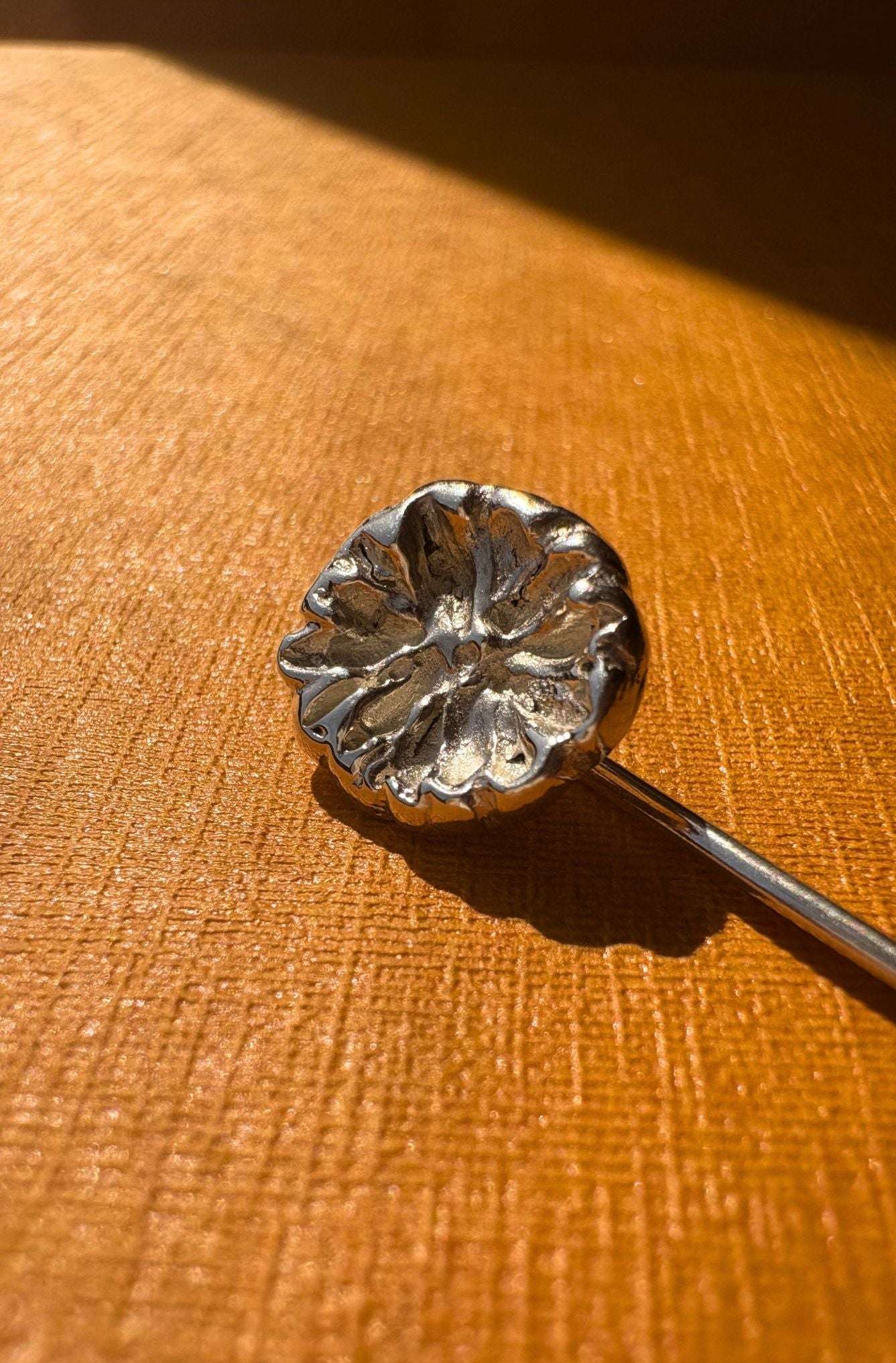 Coral Bloom Lapel Pin