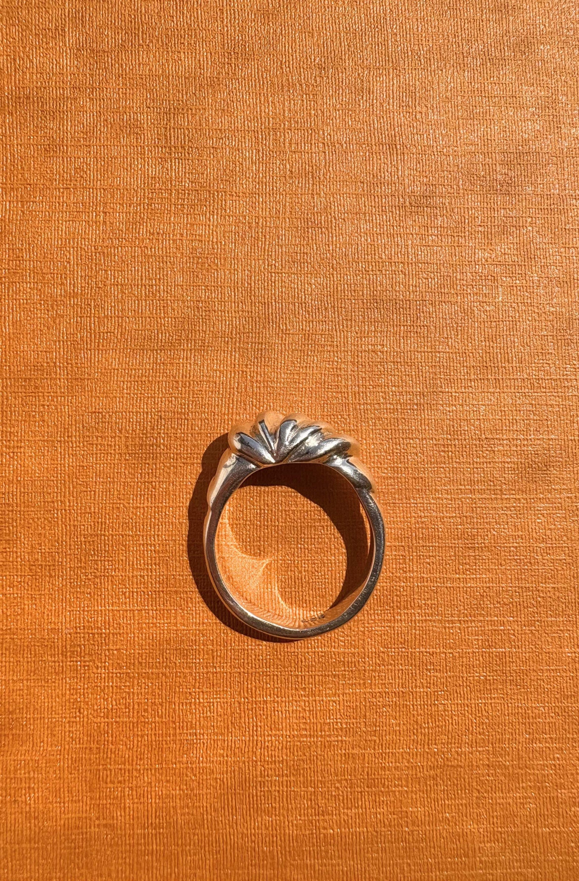 Ripple Effect Ring - Size Q 1/2