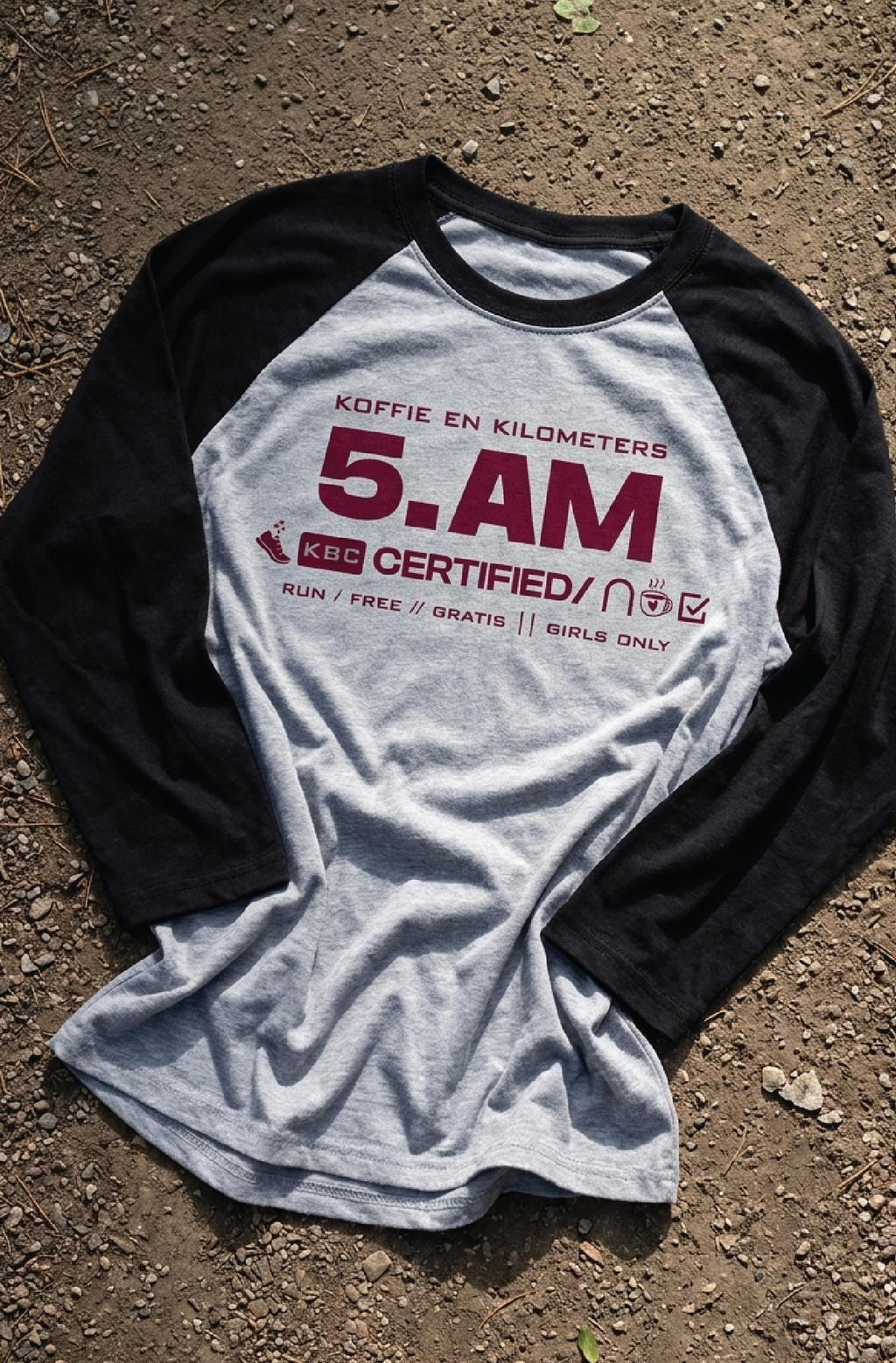 Koffie en Kilometers - 5am Girlies Baseball T