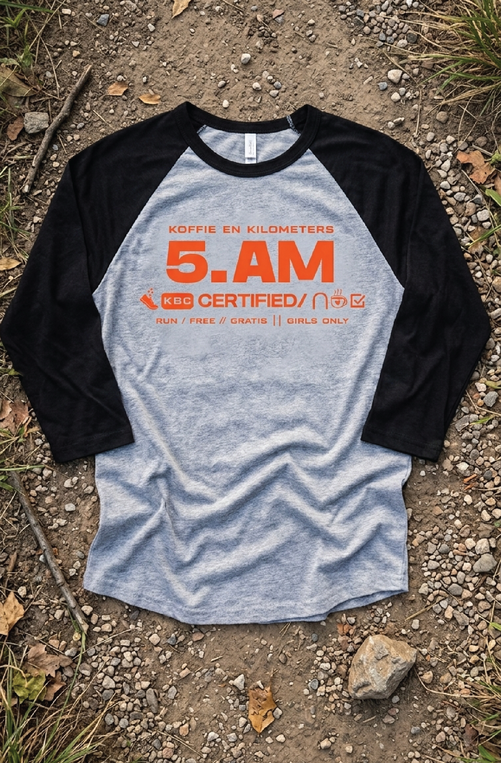 Koffie en Kilometers - 5am Girlies Baseball T