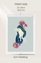 She Is Calm | Art Print
