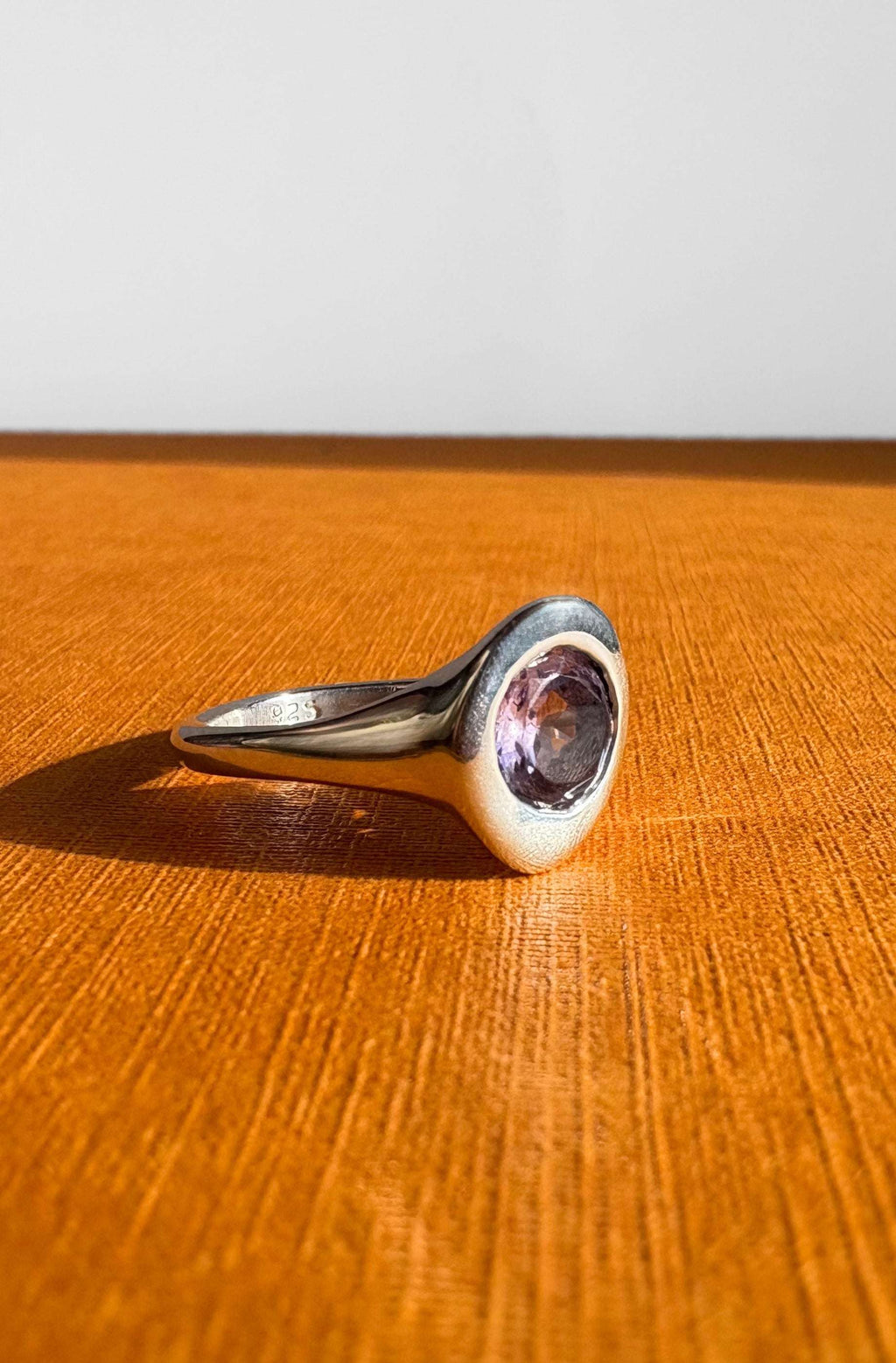 Lilac Tide Amethyst Ring - Size N