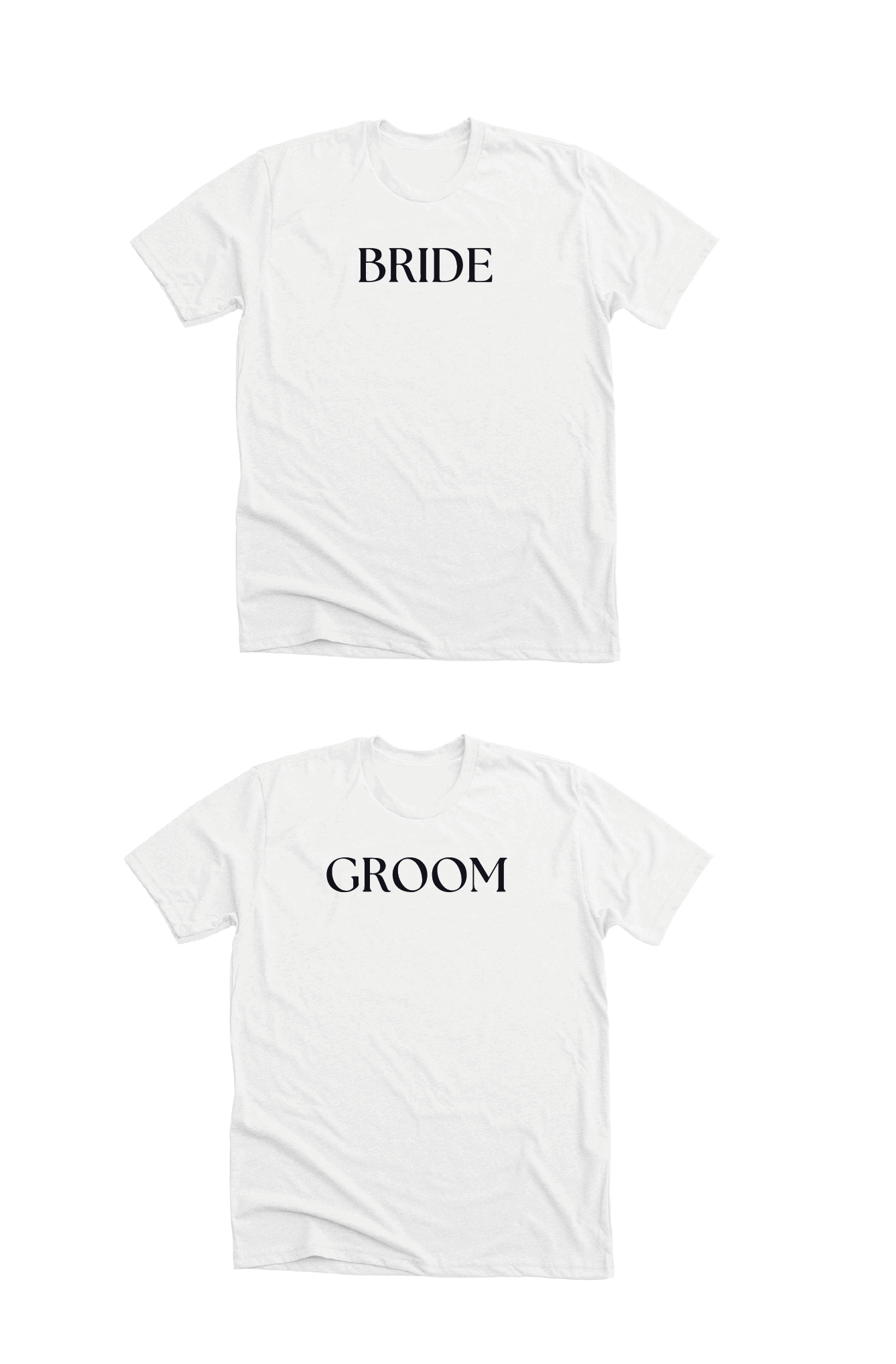 Bride + Groom Combo T-shirt Pack