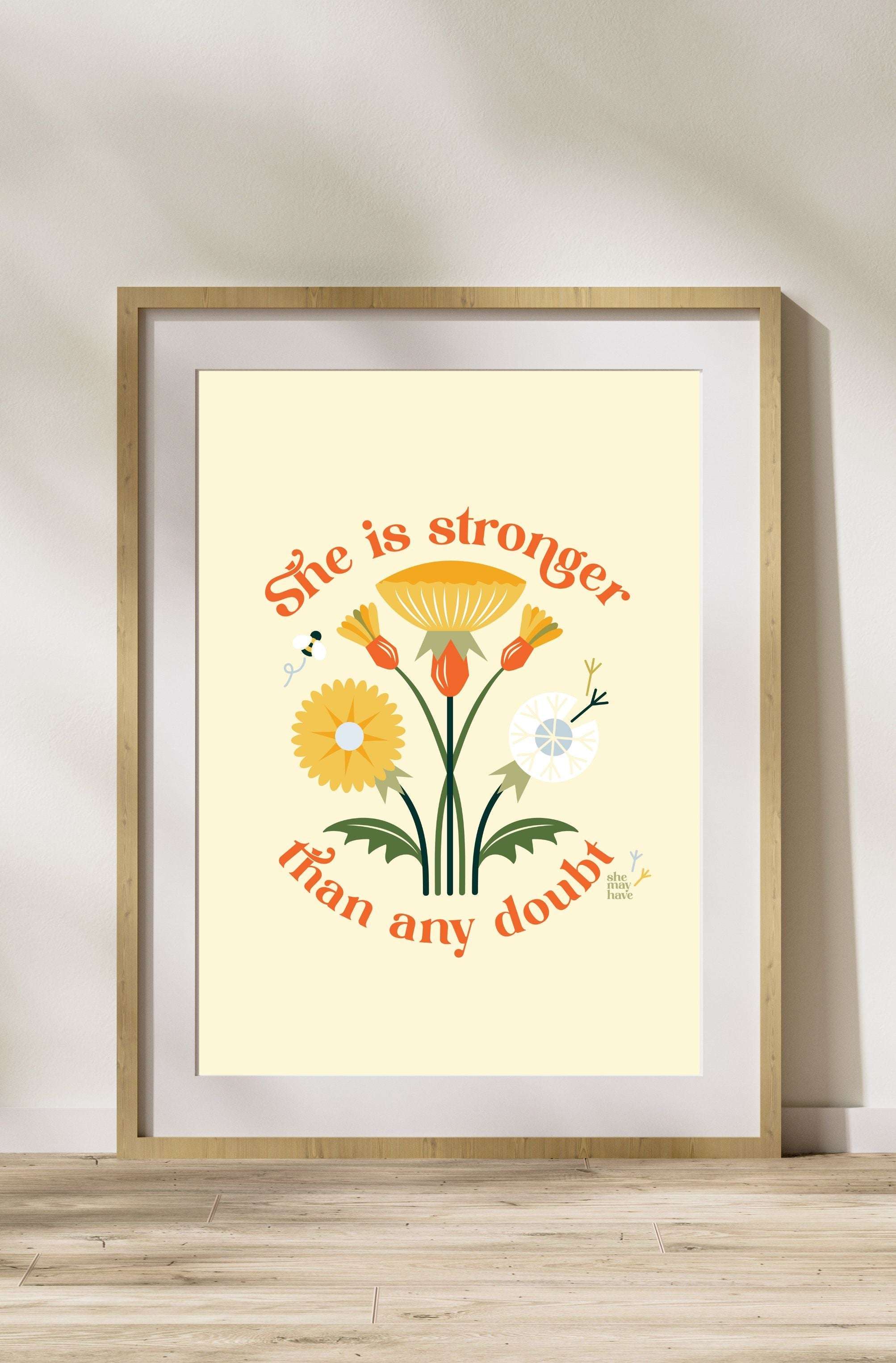 She Is Stronger | Art Print