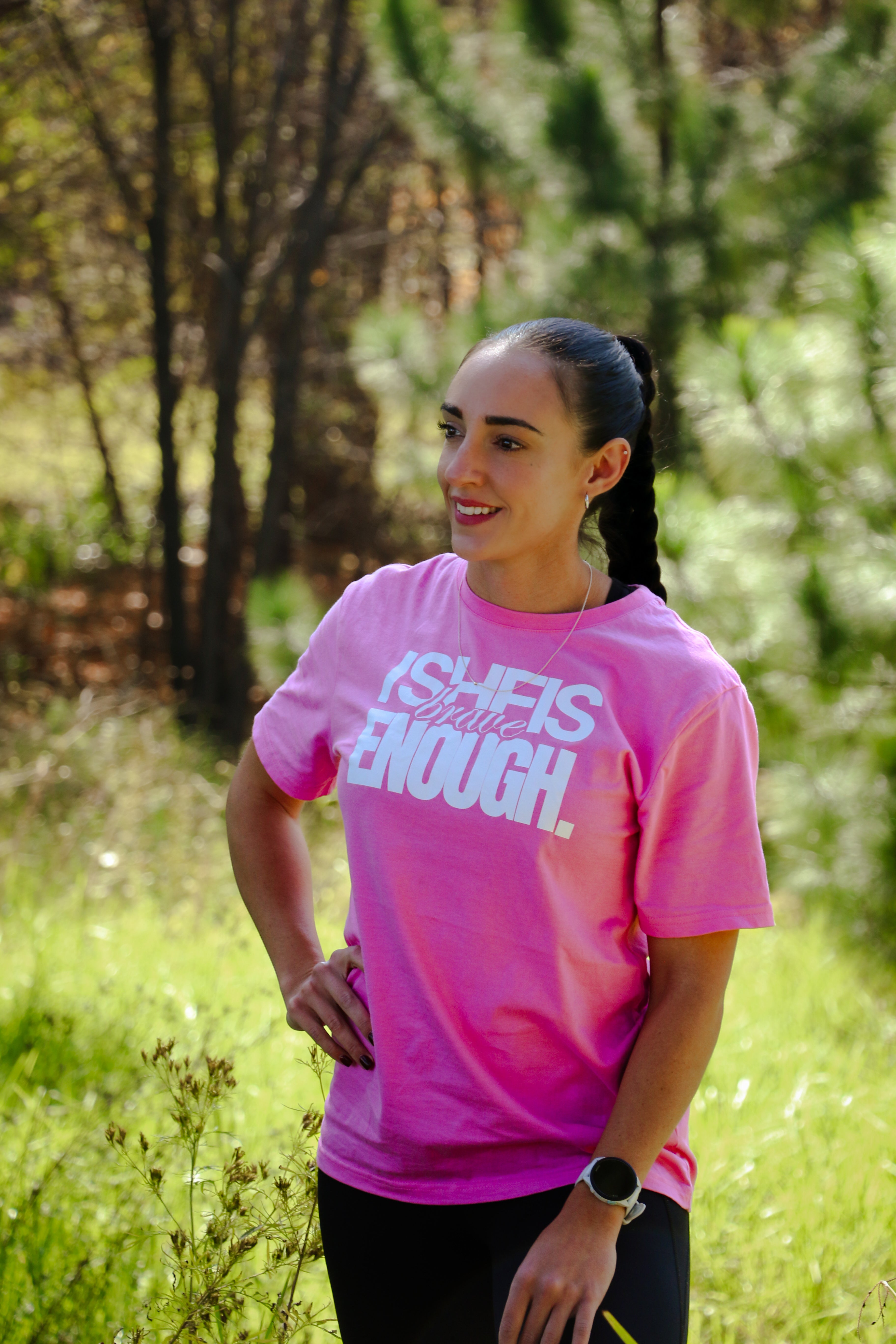 She Is Brave Enough - Printed T-Shirt