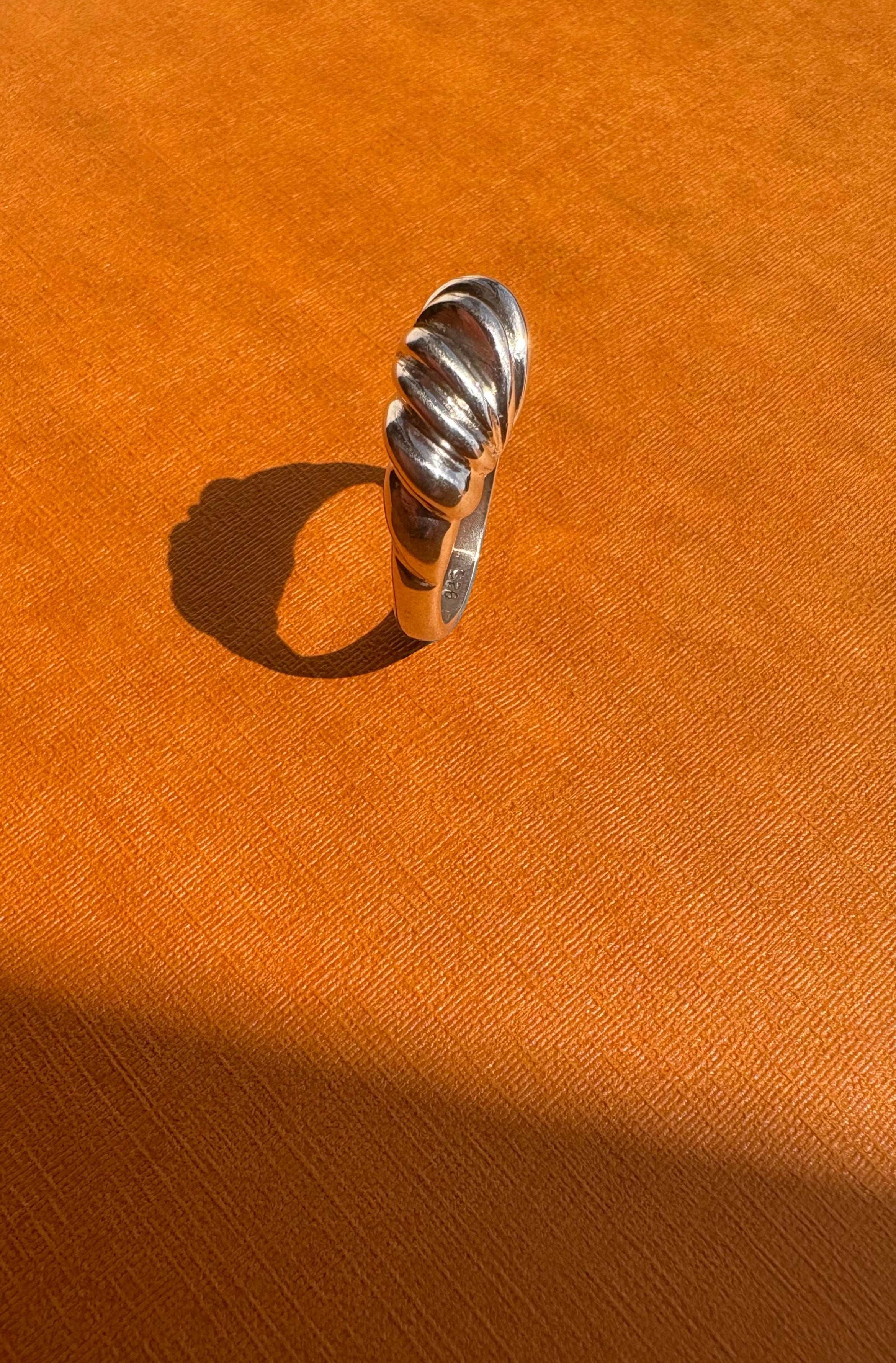 Ripple Effect Ring - Size Q 1/2
