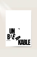 She Is Unbreakable | Wall Art Print