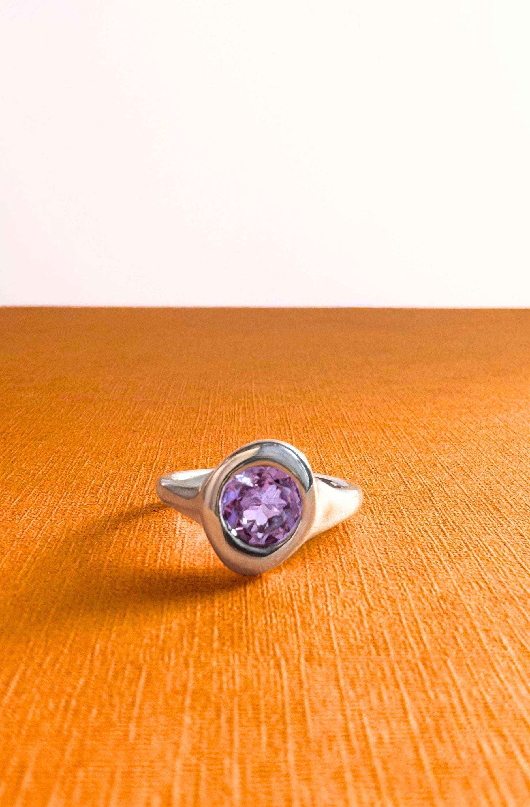 Lilac Tide Amethyst Ring - Size N