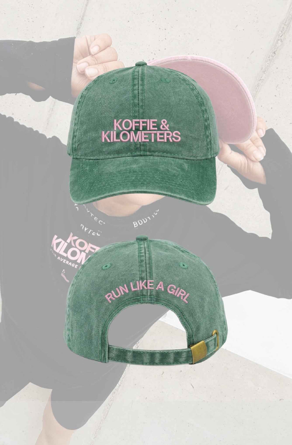 Koffie en Kilometers Cap - Green