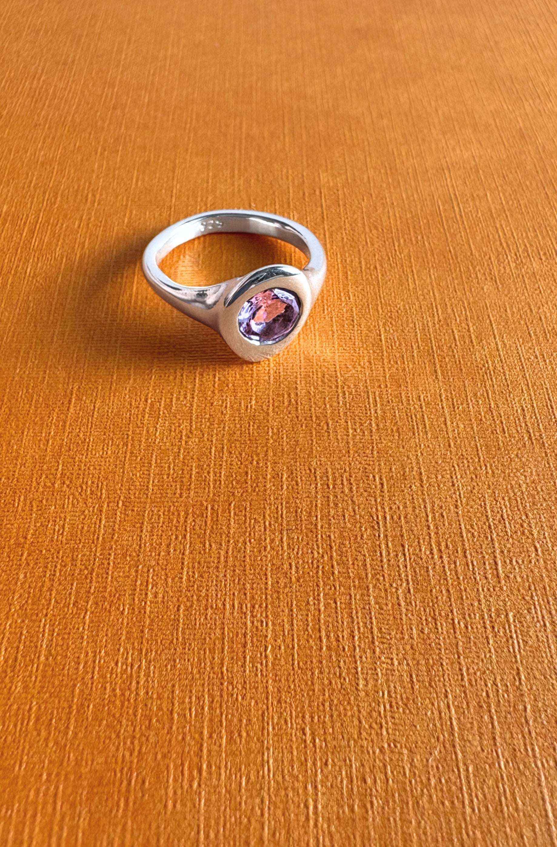 Lilac Tide Amethyst Ring - Size N