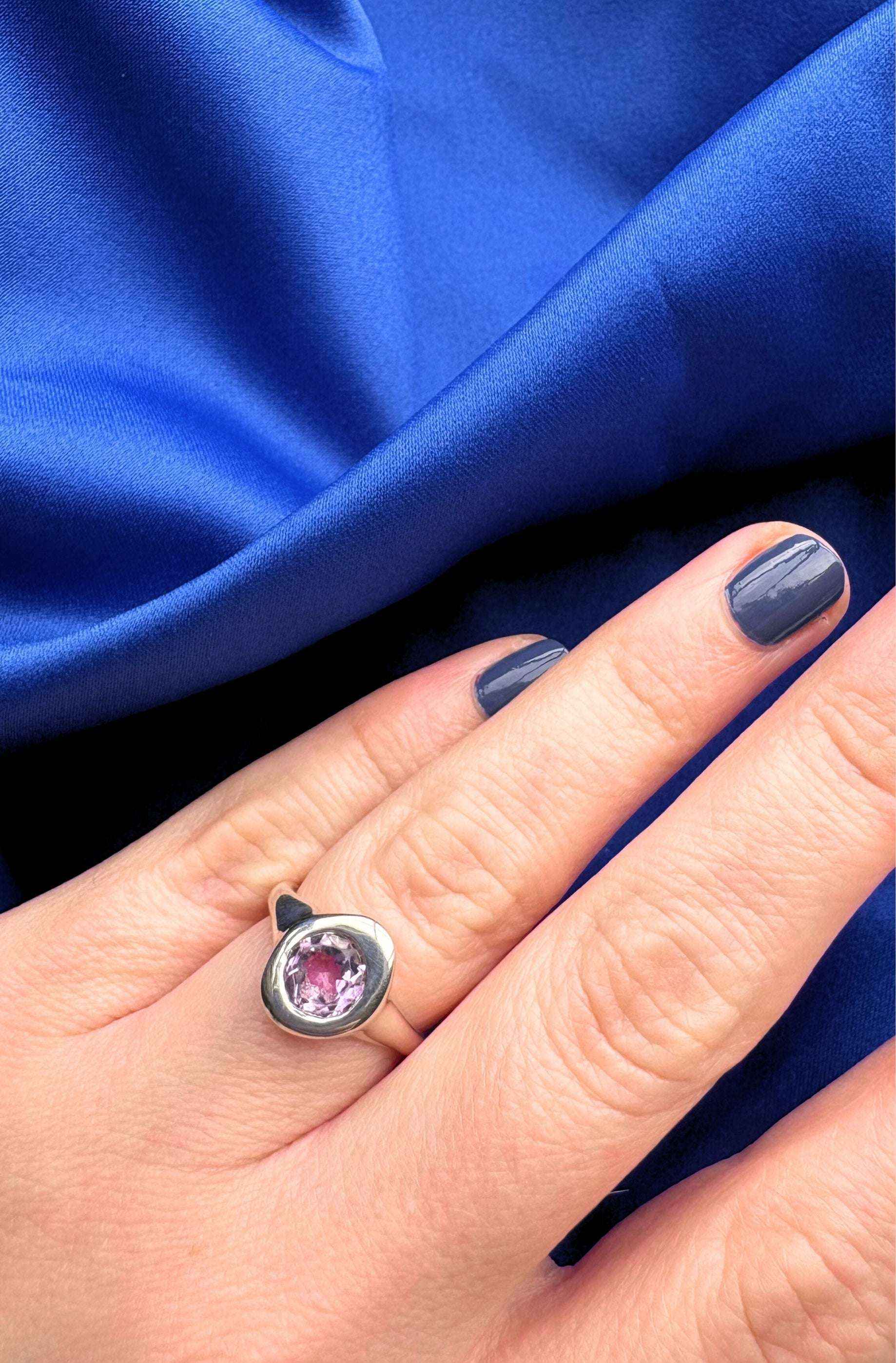 Lilac Tide Amethyst Ring - Size N