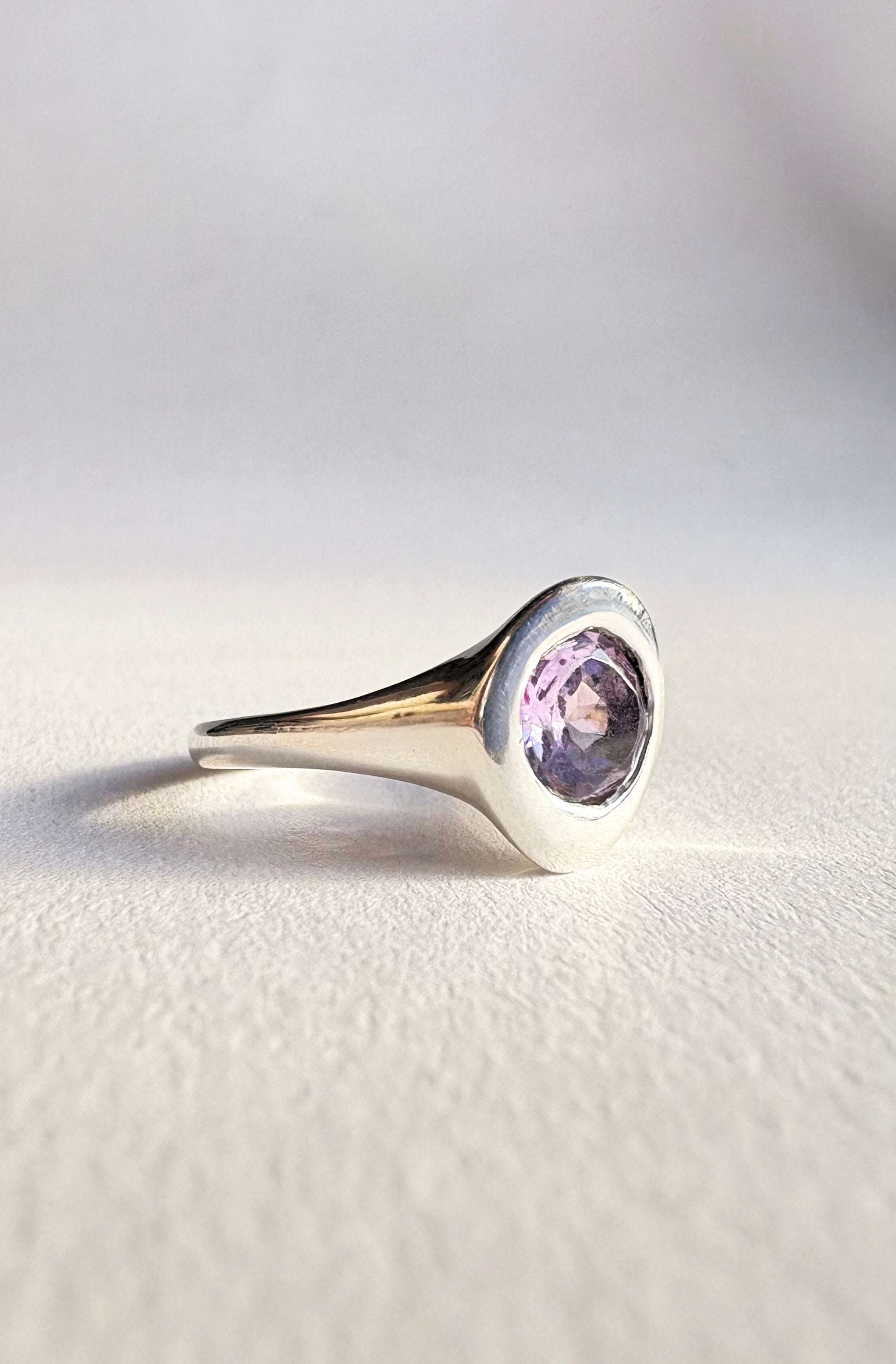 Lilac Tide Amethyst Ring - Size N
