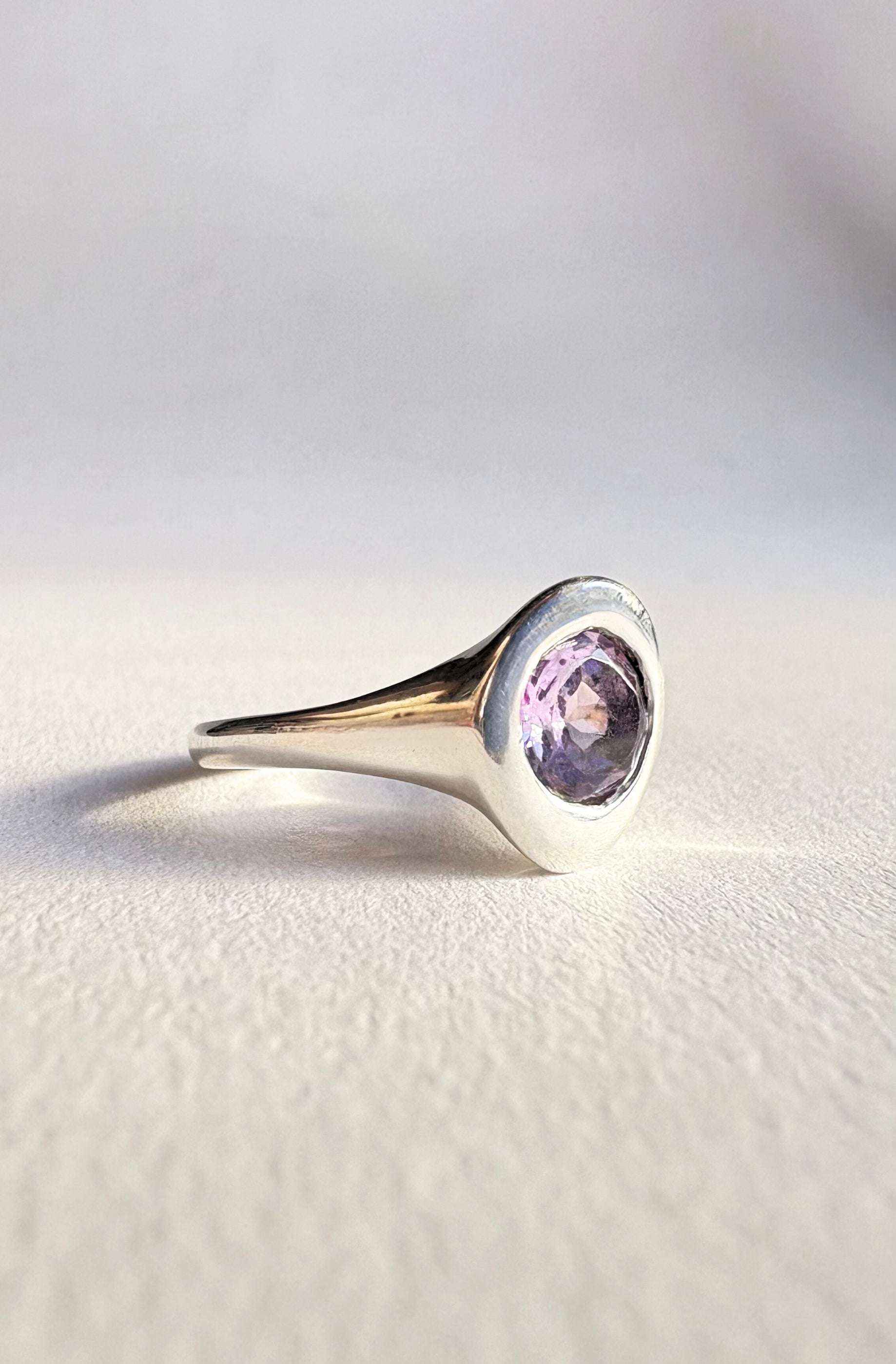 Lilac Tide Amethyst Ring - Size N